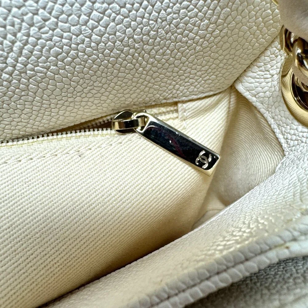 CHANEL Medium Caviar Cuba Top Handle Flap Satchel - Picture 14 of 16